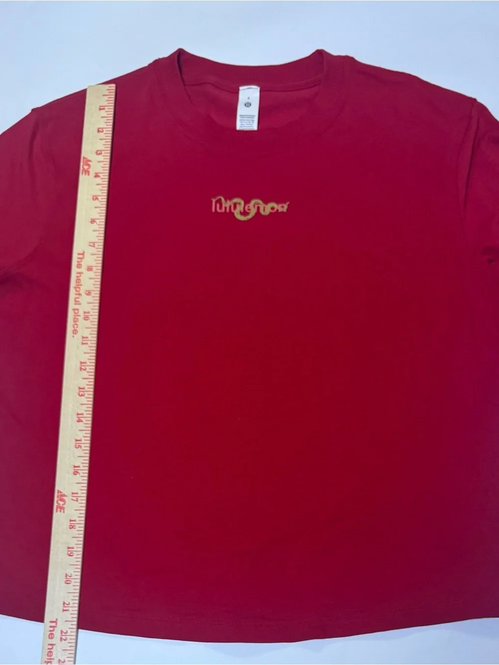 Lululemon Lunar New Year Relaxed Fit Cotton Jersey Long Sleeve NWT Size 4